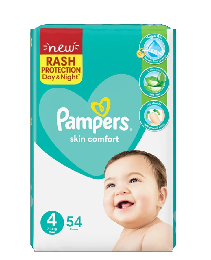 Pampers Skin Comfort Pants Size 4 54 Pieces