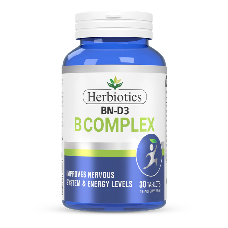 Herbiotics Bn-D3 B Complex Tablets 30s