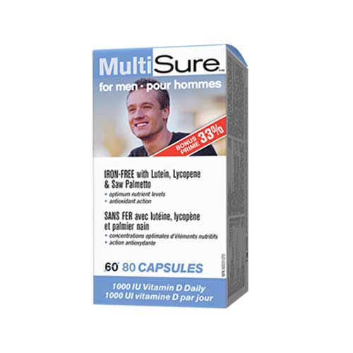 Webber Naturals Multisure For Men Capsules 80s